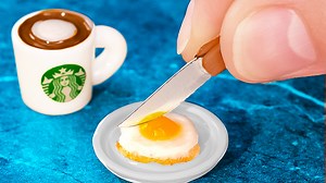 146K views · 764 reactions | Miniature cooking Huge egg vs mini egg讀 New ways to cook eggs: | 5-Minute Crafts Like | Facebook