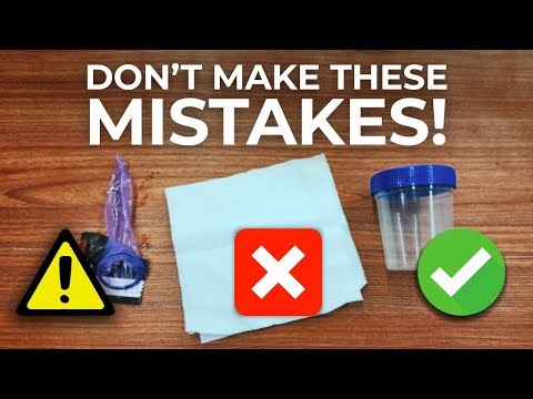 How to collect a semen sample for accurate analysis