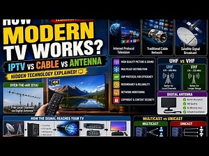 How Modern Digital TV Works 📺 | IPTV vs Cable vs Antenna Explained | Complete TV Technology Guide