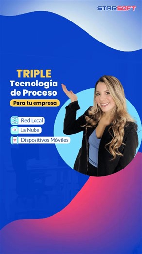 El ERP líder en Perú que se adapta a tu empresa. Con el ERP STARSOFT, trabajas con 3 tecnologías al mismo tiempo Local 💻, Nube ☁️ y Móvil 📲, sin complicaciones! 💯 27 años de experiencia y más de 10,000 clientes nos respaldan. 📅 Solicita una demo gratuita y moderniza tu Gestión Empresarial. | STARSOFT - ERP Perú