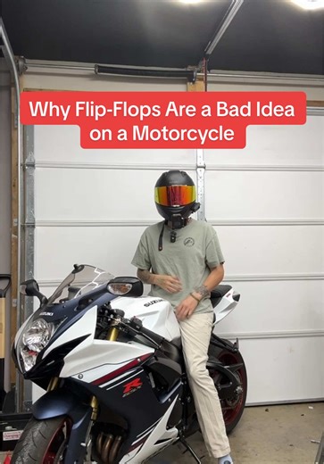 Why Flip-Flops Are Dangerous for Motorcycle Riders