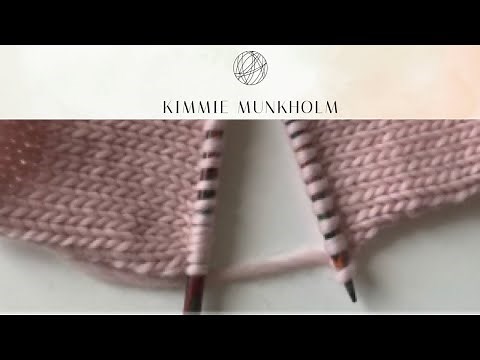 Kitchener stitch with open stitches,