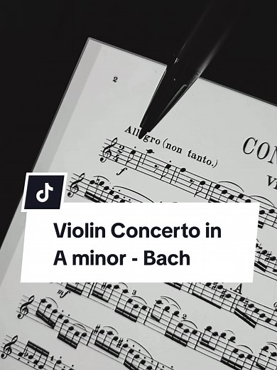 Experience Bach's Violin Concerto in A Minor