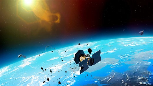 The risk of falling space junk hitting airplanes is on the rise, experts warn