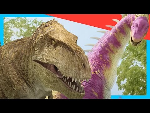 🦕 Baby Brachiosaurus Dino Hides from Predators 😱 | Dinosaurs Adventure for Kids ‪@DinoKids‬