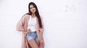 Smiling Woman Long Hair Shorts Stock Footage Video (100% Royalty-free) 1090156853 | Shutterstock