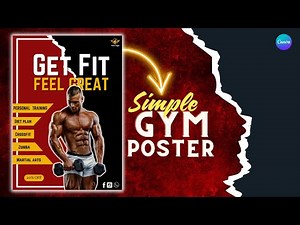 How to Create Stunning Gym Posters Using Canva | Step-by-Step Tutorial [2024]