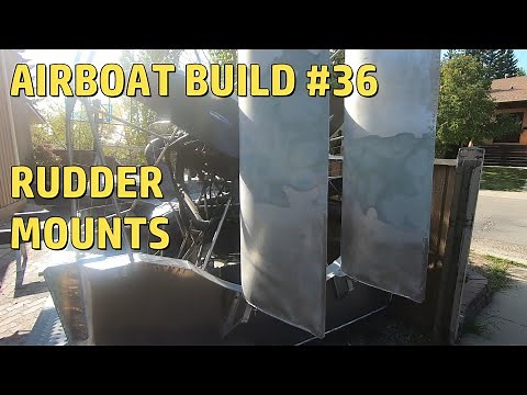 Airboat Build #36: Rudder Mounts