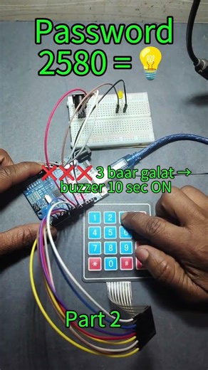 three attempt only system #arduino #shorts #diy