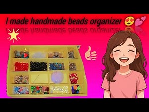 I Made DIY Beads Organizer🎀✨ | Creative & Budget-Friendly