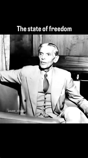 @usam_studio on Instagram: "Quaid-e-Azam Muhammad Ali Jinnah, the founder of Pakistan, envisioned a nation based on justice, constitutional rights, and freedom of belief. His leadership emphasized equality before the law, protection of minorities, and dignity for every citizen. Jinnah believed that religion was a personal matter and that the state’s responsibility was to ensure safety, rights, and respect for all communities. Understanding Quaid-e-Azam’s vision is essential to understanding why