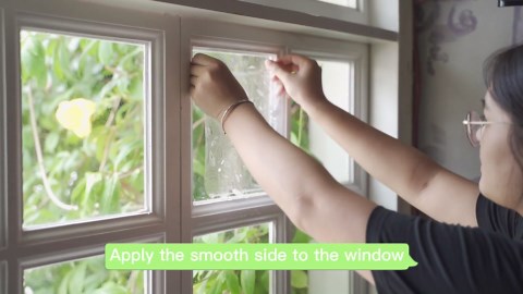 Niviy Window Film Floral Stained Glass Window Privacy Film 17.7 x 78.7 inches Front Door Decorative Glass Privacy Film Removable Static Cling Anti-UV Window Cling