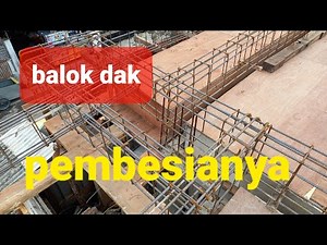 PEMBESIAN BALOK GANTUNG DAK