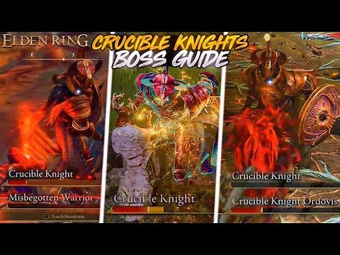The ULTIMATE CRUCIBLE KNIGHT GUIDE! How to Find & EASILY BEAT EVERY Crucible Knight in Elden Ring!