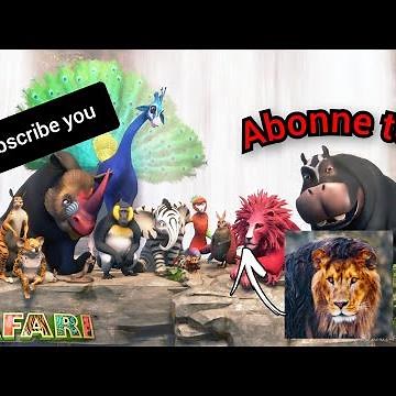 Les vrai animaux sur Zafari