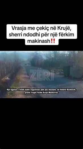 Vrasja me çekiç në Krujë, sherri ndodhi për një fërkim makinash‼️ Një ngjarje e rëndë është regjistruar pak pas mesnate, në fshatin Bushnesh, pranë rrugës Fushë Krujë-Mamurras, ku një konflikt i çastit mes dy shoferëve, në një rrugë dytësore me qarkullim të ulët, u kthye në tragjedi me pasojë vrasjen e një 57-vjeçari. Viktima është Petrit Ndou, i cili humbi jetën pasi u godit me çekiç në kokë. Mësohet se e gjithë ngjarja ka nisur për shkak të përparësisë së lëvizjes në një rrugë të ngushtë dhe n
