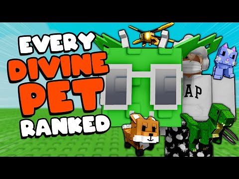 EVERY DIVINE Pet RANKED From WORST To BEST | Grow a Garden Pet Tier List