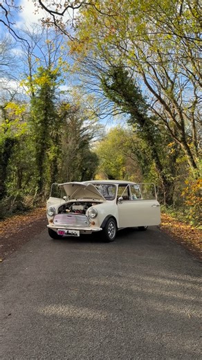 Rita ENDS 10pm TONIGHT 🏆 £9.99 & JUST 36% sold 🏆 Modified 998cc! She’s just been Fully restored and painted in old English white with contrasting black bonnet stripes. A Cooper grill and all new stainless accessories. 12 inch Ultralite alloys. At her heart sits her original 998cc now modified with a 998 Cooper head worked to stage 2, twin 1 1/4 SU’s engine that now makes 51 BHP after being set up by Peter Burgess! Interior wise is leather and includes her original carpets. She’s done just 3107