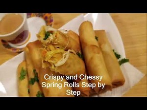 Crispy and Appetizing Spring Rolls/Easy step by step recipe/Easy folding method
