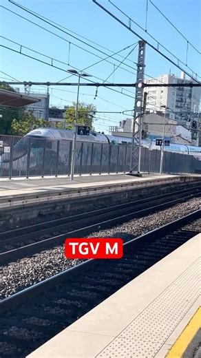 Passage de la rame d’essai du TGV M et Lyria à Maisons Alfort - Alfortville
