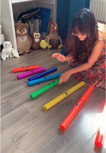 Playing Twinkle Twinkle Little Star with Sound Tubes