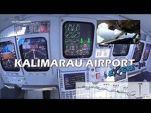 Approach and Landing CRJ-1000NG | Kalimarau Airport | Berau