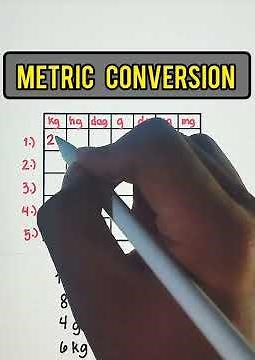 Metric Conversion | Math Tutorials