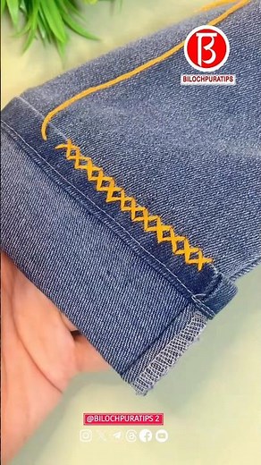Tightening leg stitches Needle and thread tips Needlework
