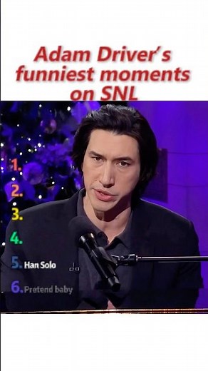 Ranking Adam Driver’s most iconic SNL moments — which one left the biggest impression on you?#Adam