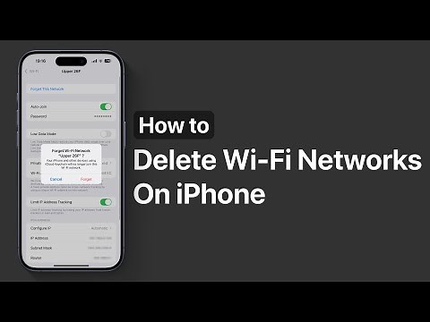 How To Delete Wi-Fi Networks On iPhone And iPad