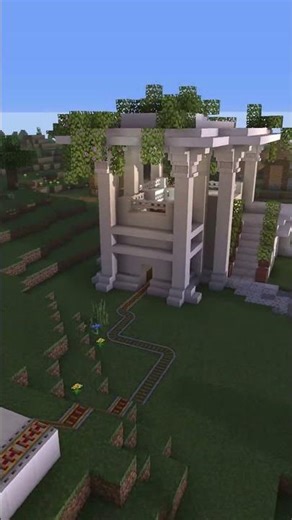 Survival Villager Farm- Roman/Greek Style Aesthetic Farm