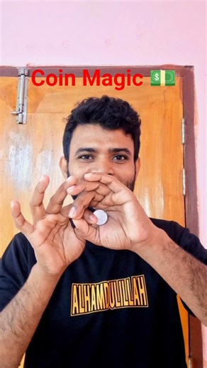 How to vanish a coin in 20 seconds! 🪙✨ #magic #tutorial #shorts"