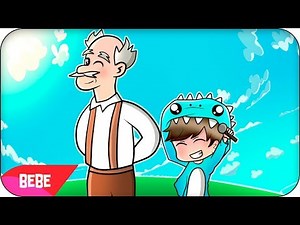 CANCION DE LOS ABUELOS 🎤 BEBE MILO CANTA 🎤 PARODIA MUSICAL MINECRAFT | ANIMATION MINECRAFT SONG