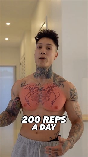 THENX.com on Instagram: "200 REP routine 🔥SAVE THIS to follow along to EVERY SINGLE DAY! To condition your body, build strength and muscle while developing the habit and discipline to workout daily! 200 reps sounds like a lot but, in the full YT video we show you different levels of progressions for each exercise so that anyone can follow along, even if you’re a complete beginner! 💪🏽 To properly follow along this workout download the THENX App in the App Store or Google Play Store - and sched