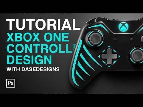 Custom Xbox One & Playstation 4 Controller Design Tutorial | Photoshop Tutorial DaseDesigns