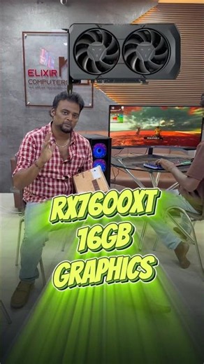 Pc build in 80k with 16GB 7600 XT graphics for gaming editing #pcbuild #rx7600xt #gamingpcbuild