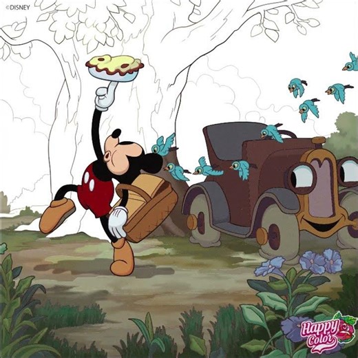 [Happy Color] Mickey Mouse #62