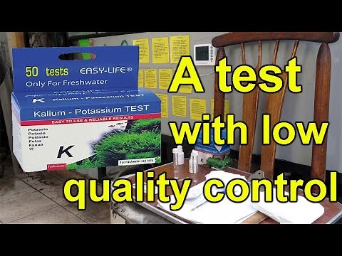 How to Test Potassium with the Easy-Life Test Kit for aquariums, ponds and pools