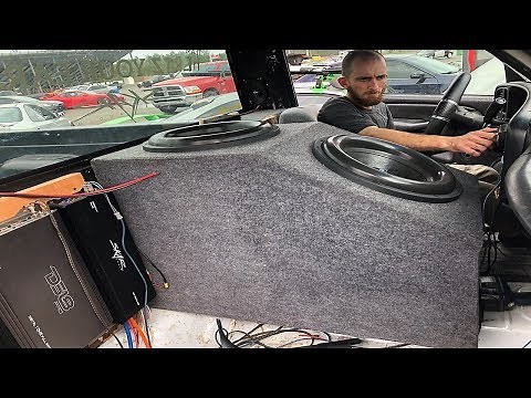 2 15S SINGLE CAB TRUCK BUILD SUBWOOFER FLEX!