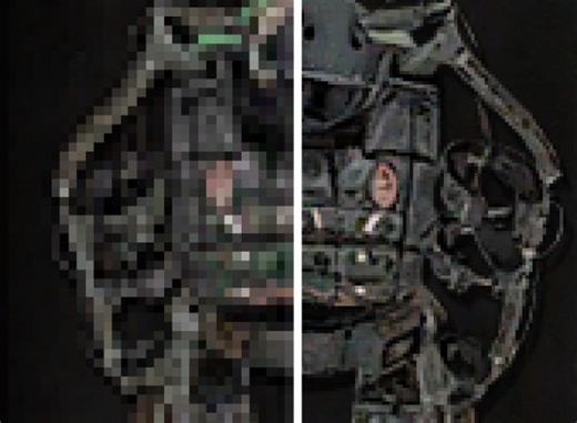 Inventory + Loading screen upscale mod addon