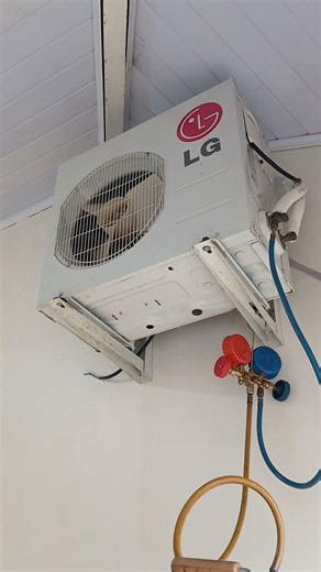 INSTALAÇÃO AR CONDICIONADO SPLIT 9000BTUS LG /ON OFF