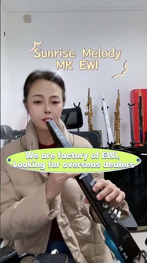 Sunrise Melody MK EWI digital saxophone, usb midi, 68 sounds #ewi #electronicwindinstrument
