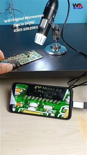 WiFi Digital Microscope 🔬 1000X Zoom Inner Light Easy Connectivity Just in 2499/-🔥🔥🔥 COD Available👍