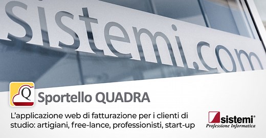 SPORTELLO QUADRA | Sistemi