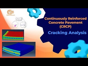 Reinforced Concrete Pavement Cracking Analysis in Abaqus with Python Scripting