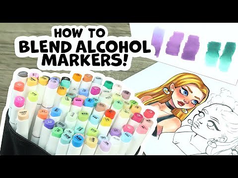 HOW TO BLEND ALCOHOL MARKERS - Tips and Tools