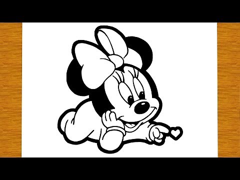COMMENT DESSINER MINNIE MOUSE | Dessins faciles