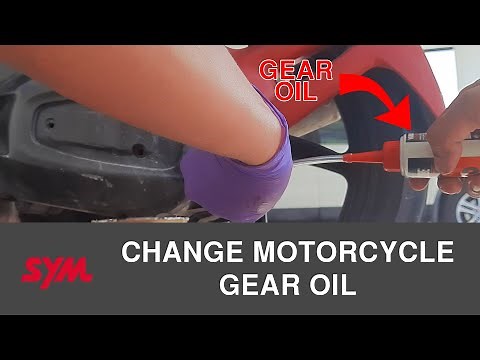 How to Change Gear Oil for SYM 125 Jet Power Scooter | Maintenance Operations