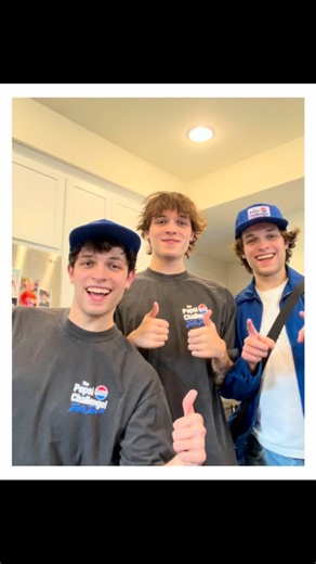 Nick Matt Chris on Instagram: "#pepsipartner thank you @pepsi we love you so much"