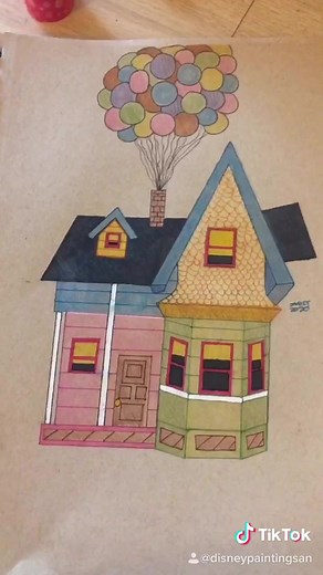 Create Your Own Disney Up House Drawing